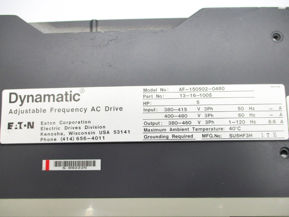 EATON AF-150502-0480 13-16-1005 UNMP