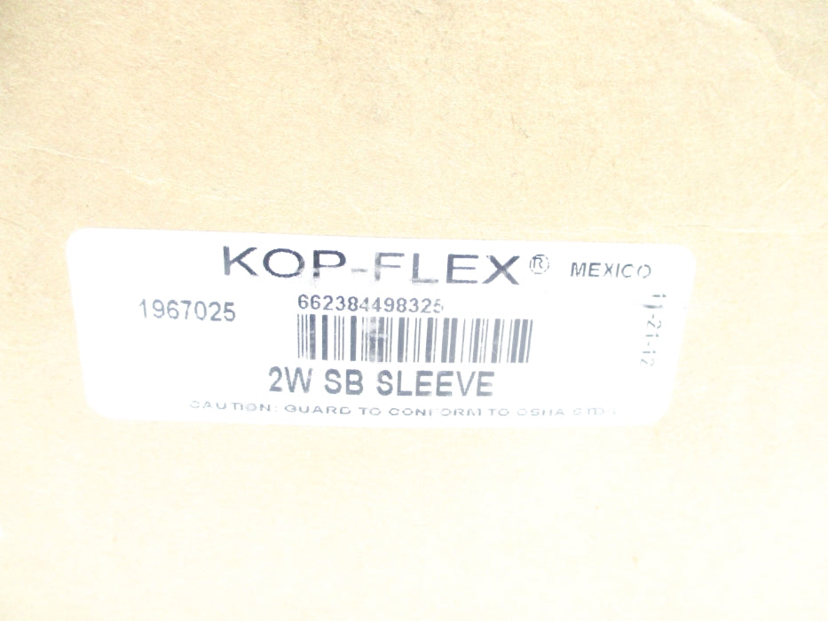 KOP-FLEX 1967025 2W-SB-SLEEVE NSMP
