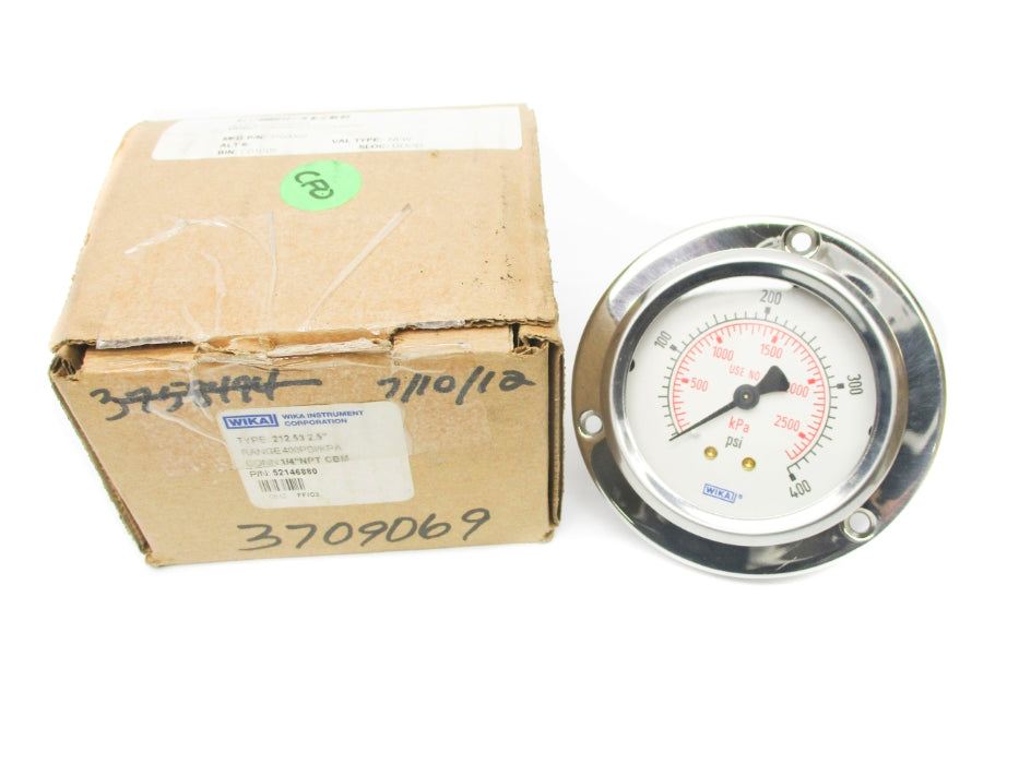 WIKA 52146880 212.53 0-400PSI NSMP