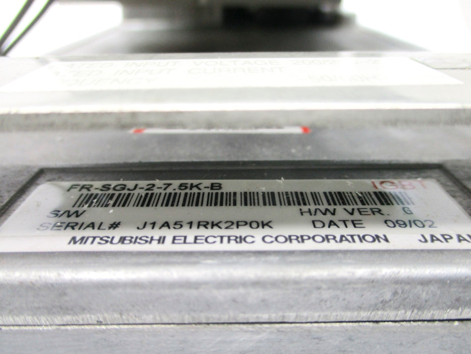 MITSUBISHI FR-SGJ-2-7.5K-B (AS PICTURED) UNMP