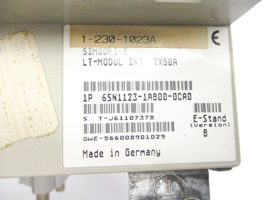 SIEMENS 6SN1123-1AB00-0CA0 UNMP