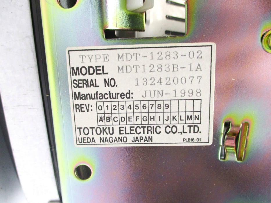 TOTOKU ELECTRIC MDT1283B-1A NSNP