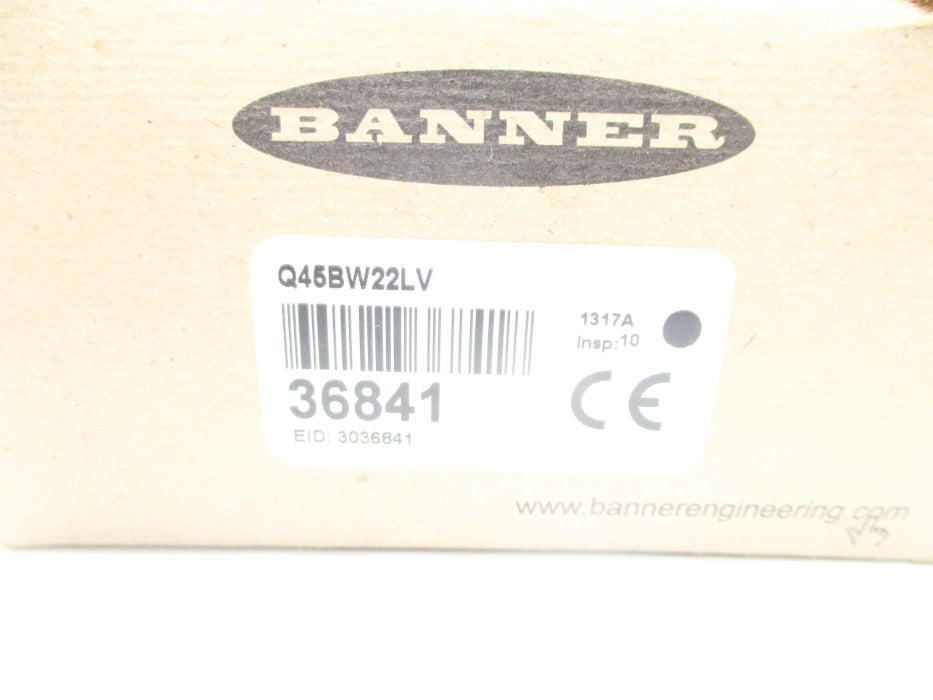 BANNER ENGINEERING Q45BW22LV 36841 NSMP
