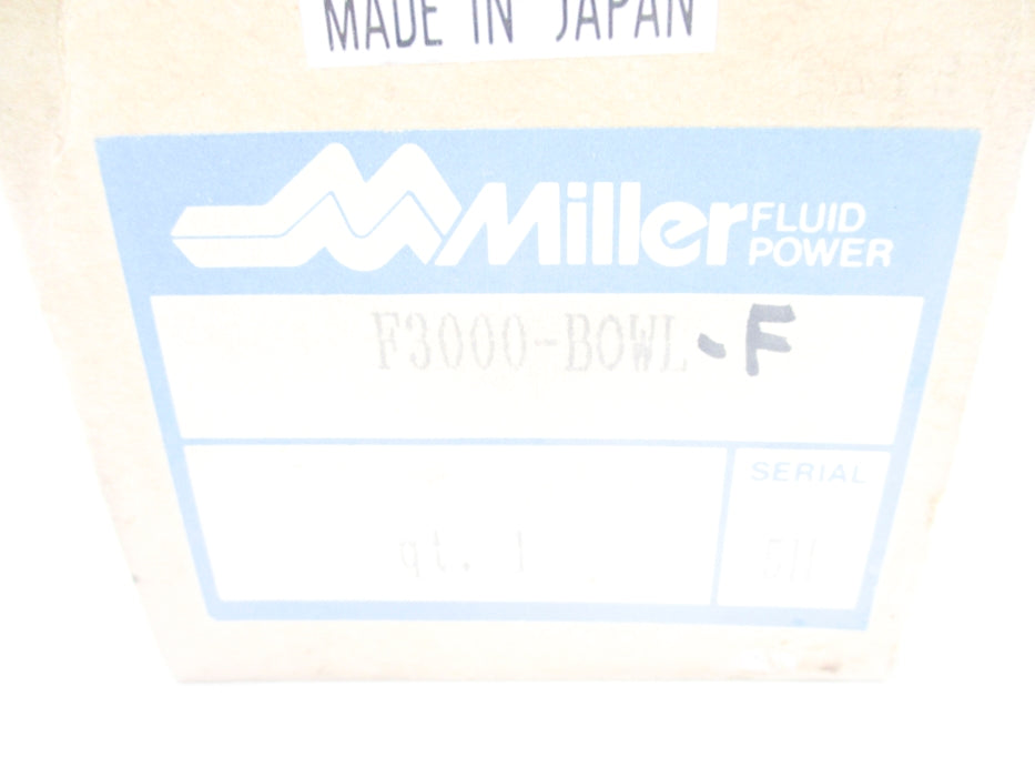 MILLER F3000-BOWL-F NSMP