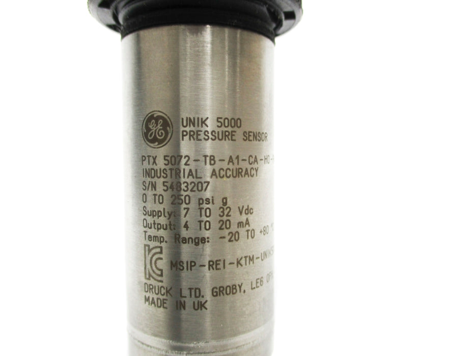 GENERAL ELECTRIC PTX5072-TB-A1-CA-H0-PA 7-32VDC -20'-+80'C NSNP