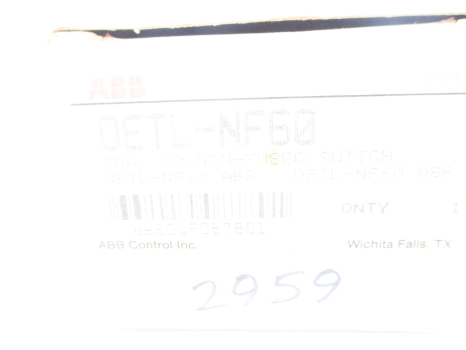ABB OETL-NF60 NSMP