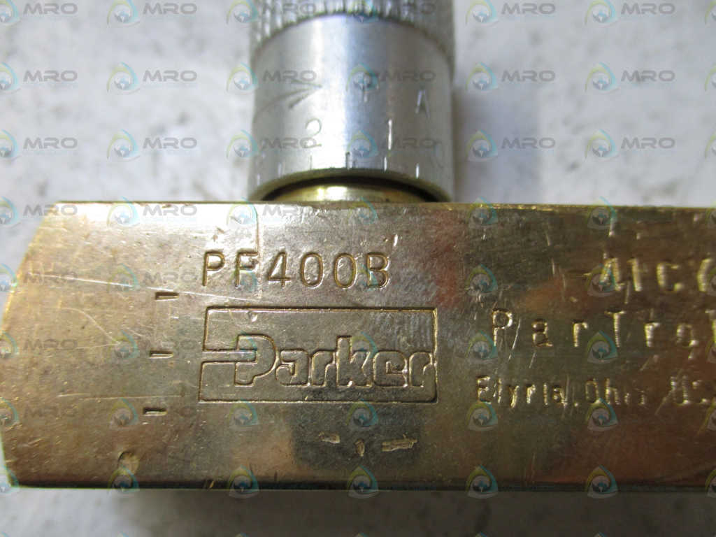 PARKER PF400B-41CY HYDRAULIC FLOW CONTROL VALVE *NEW NO BOX*