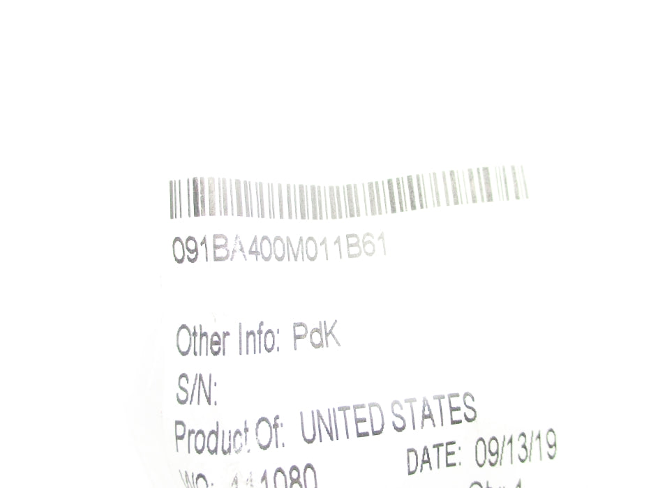 NUMATICS 091BA400M011B61 NSMP