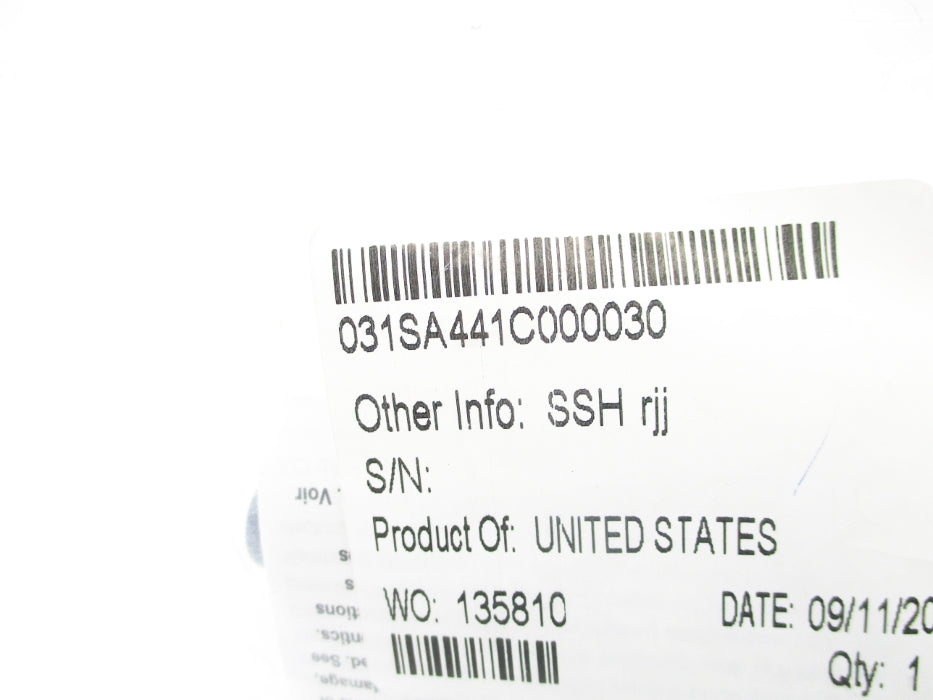 NUMATICS 031SA441C000030 150PSIG NSMP