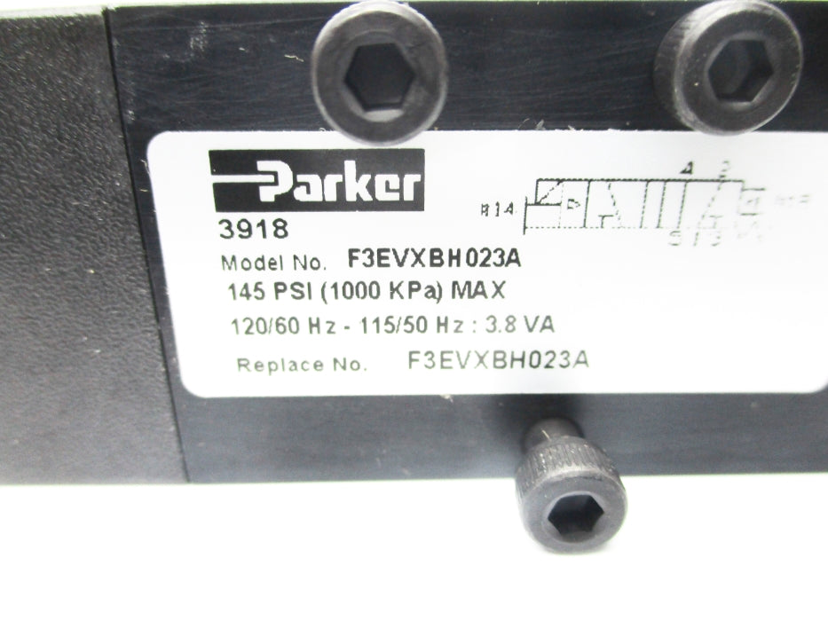 PARKER F3EVXBH023A 145PSI 120V NSMP