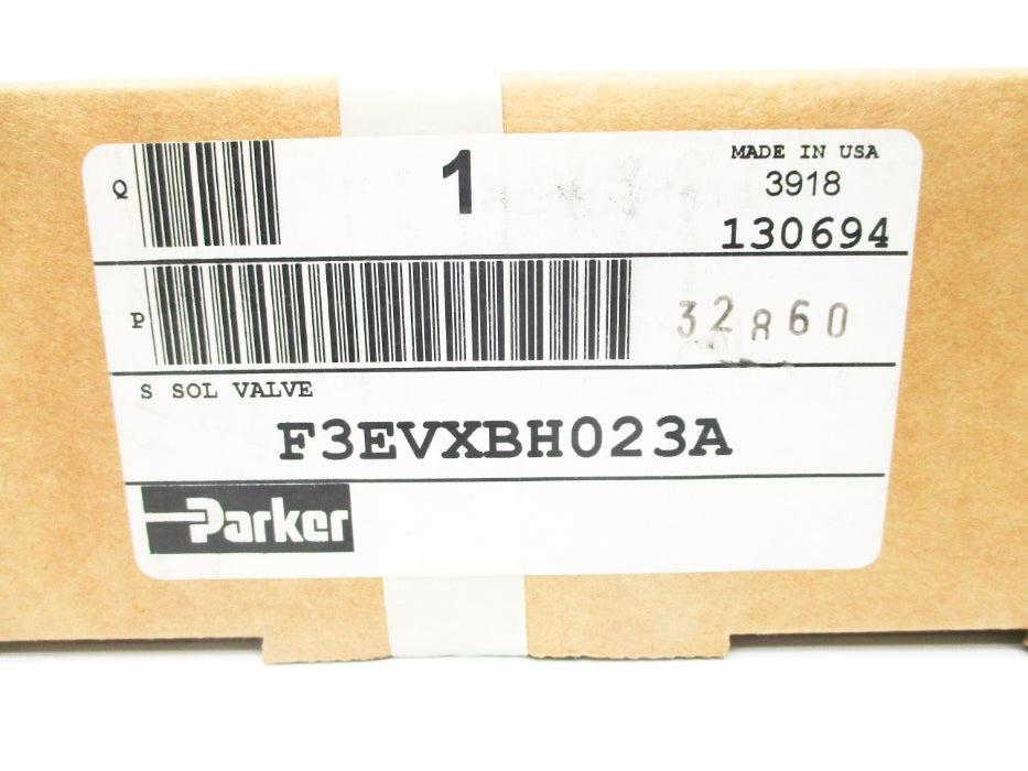 PARKER F3EVXBH023A 145PSI 120V NSMP