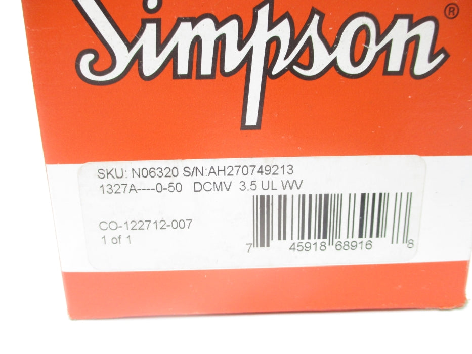 SIMPSON 1327A NSMP