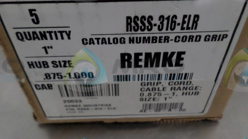 REMKE IND. RSSS-316-ELR CABLE RANGE *NEW IN BOX*