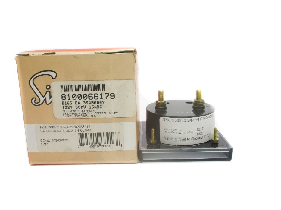 SIMPSON 1327-50MV-15ADC NSMP