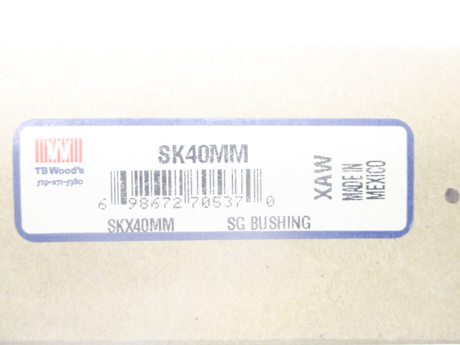 TB WOODS SK40MM NSFS