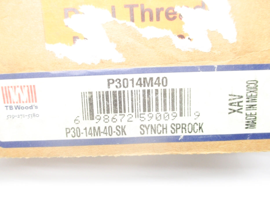 TB WOODS P3014M40 P30-14M-40-SK NSMP