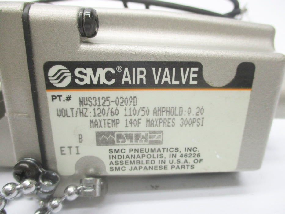 SMC NVS3125-0209D 110/120V 300PSI NSNP