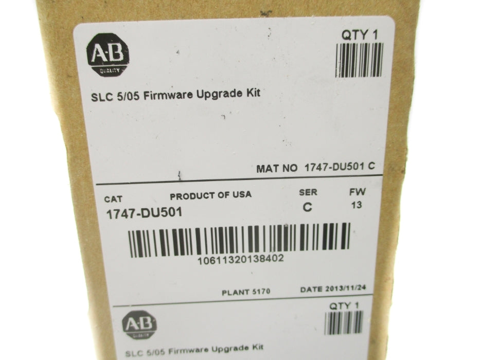 ALLEN BRADLEY 1747-DU501 SER. C F/W 13 DATE: 2013 NSFS