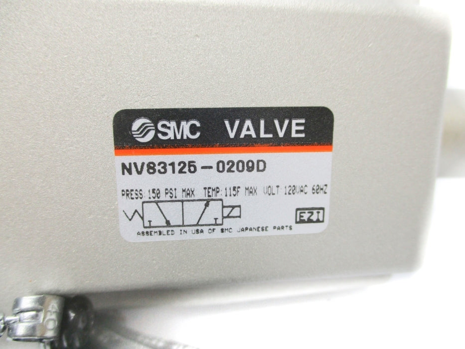 SMC NV83125-0209D 150PSI 120VAC NSNP