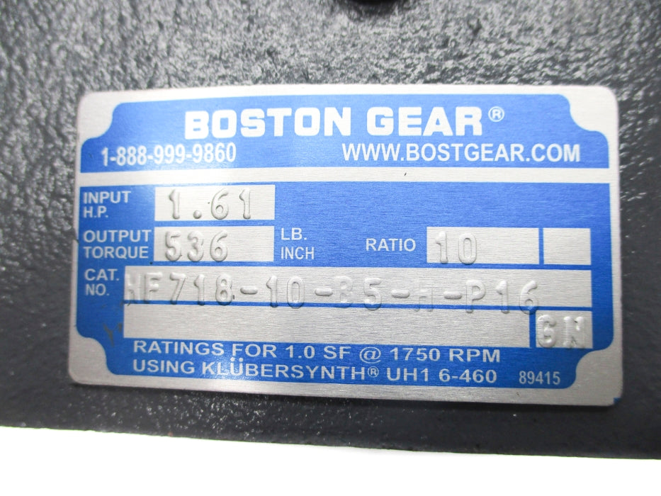 BOSTON GEAR HF718-10-85-H-P16 NSNP
