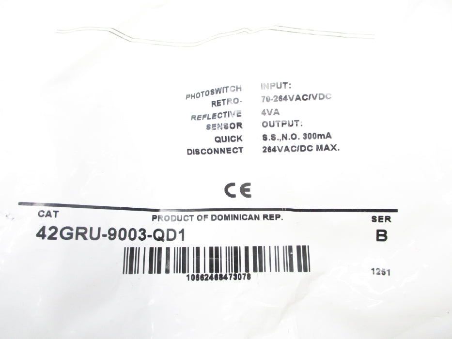 ALLEN BRADLEY 42GRU-9003-QD1 SER. B NSMP