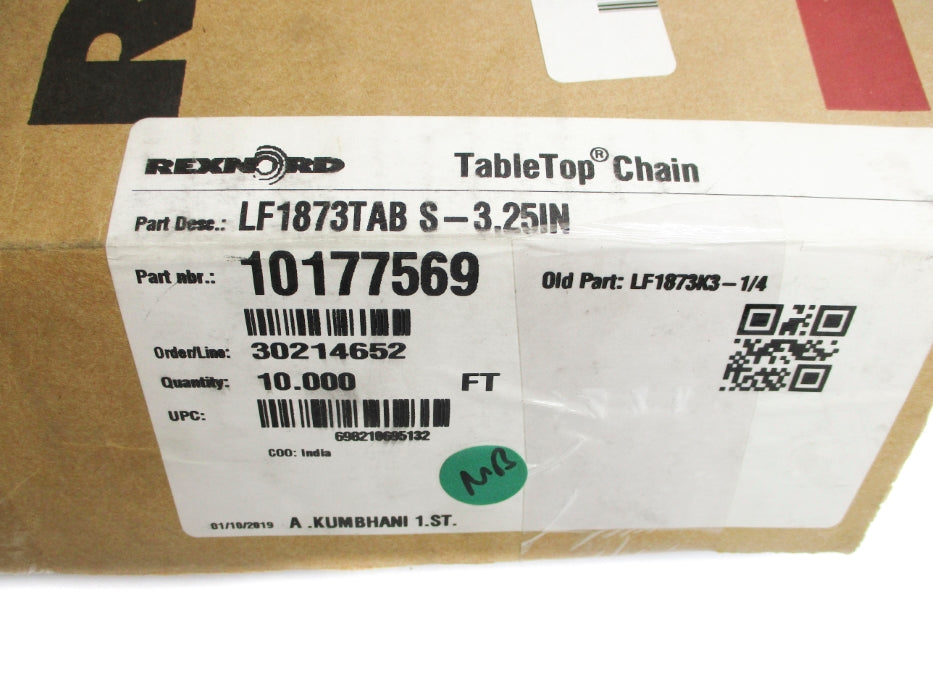REXNORD 10177569 LF1873TAB-S-3.25IN NSMP