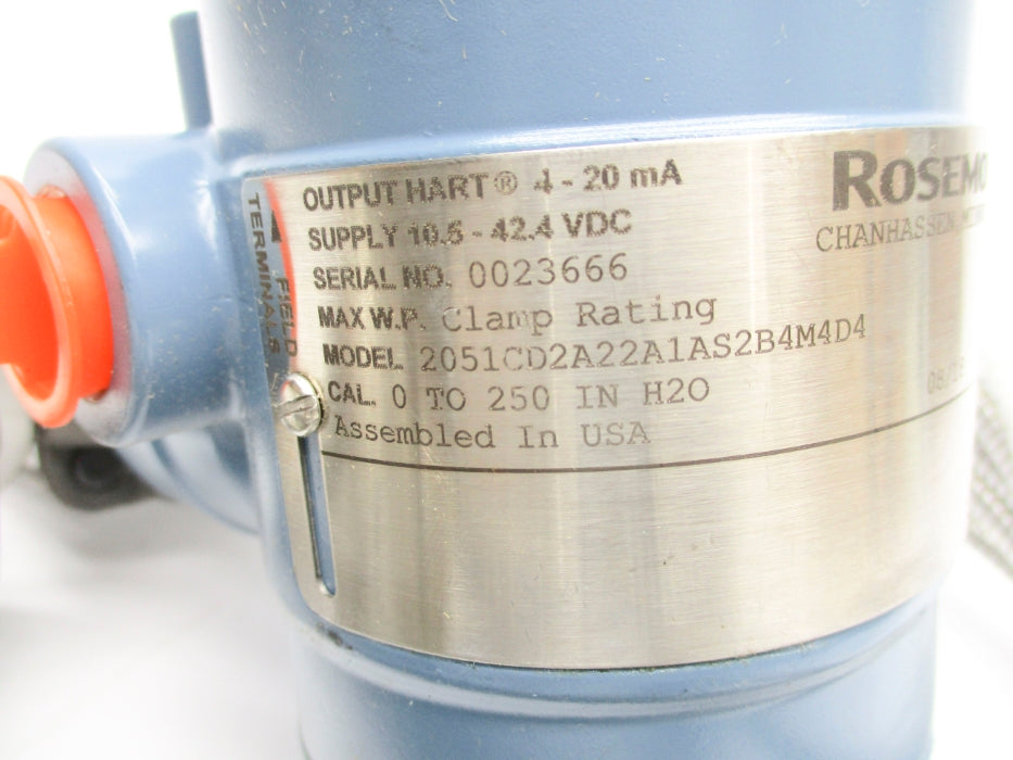 ROSEMOUNT 2051CD2A22A1AS2B4M4D4 NSNP