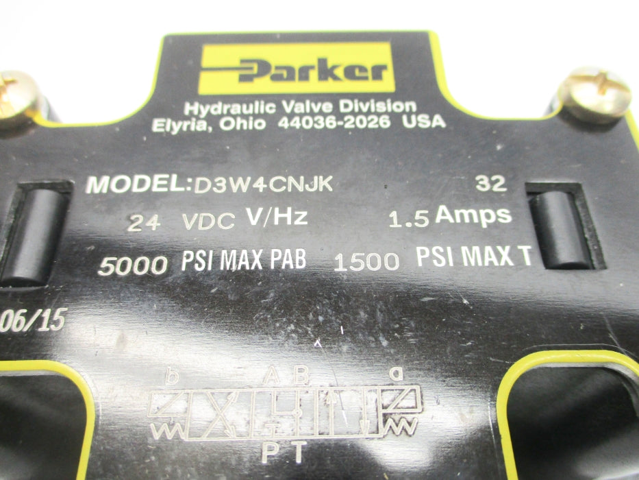 PARKER D3W4CNJK 24VDC 5000PSI NSNP