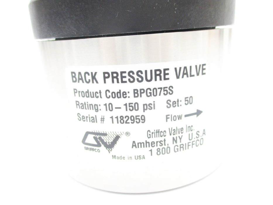 GRIFFCO BPG075S 10-150PSI NSNP