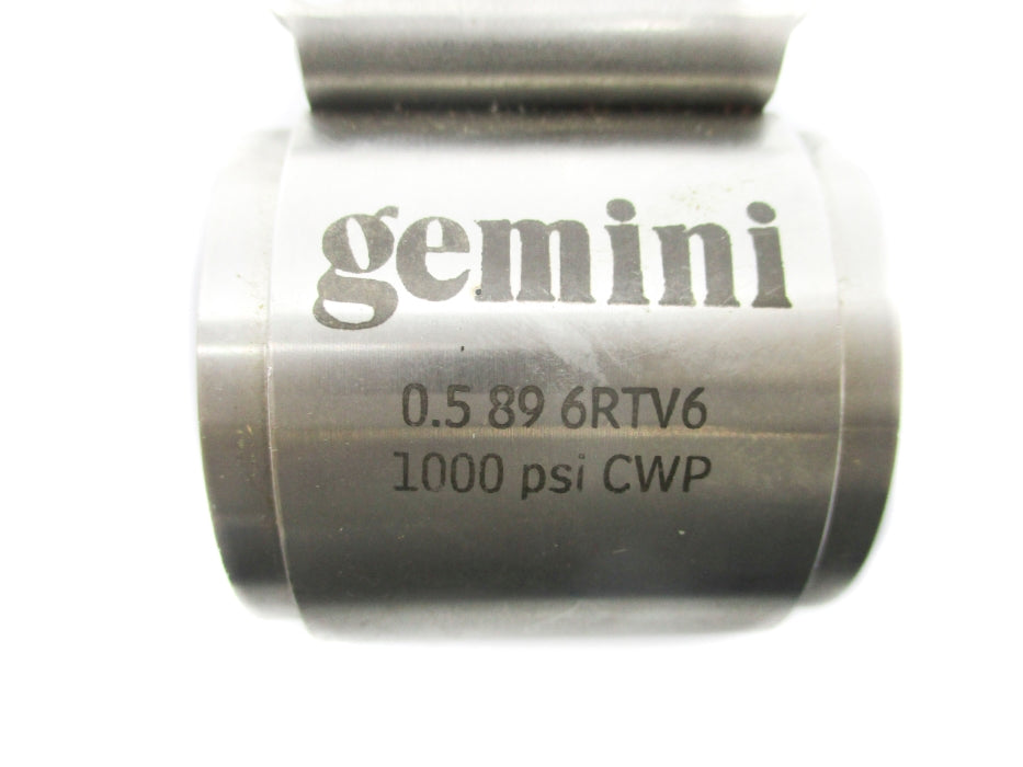 GEMINI 0.5896RTV6 1000PSI NSNP