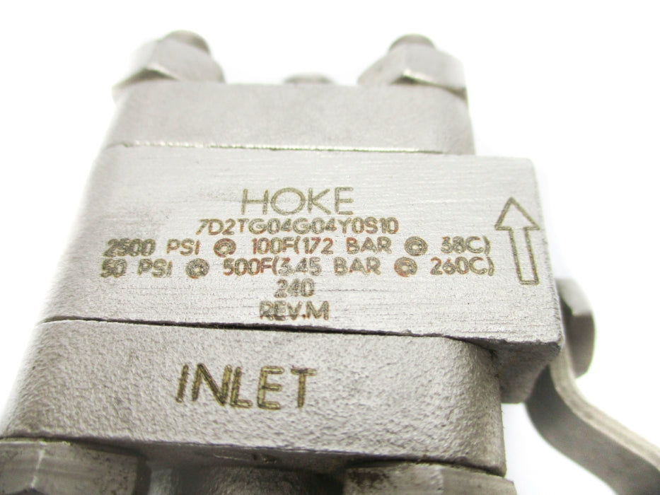 HOKE 7D2TG04G04Y0S10 2500PSI NSNP