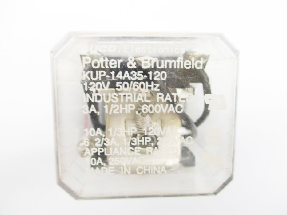 POTTER & BRUMFIELD KUP-14A35-120 120V 10A UNMP