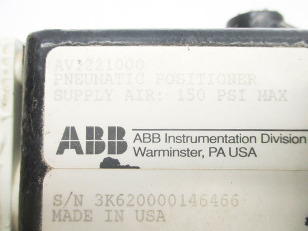 ABB AV1221000 150PSI UNMP