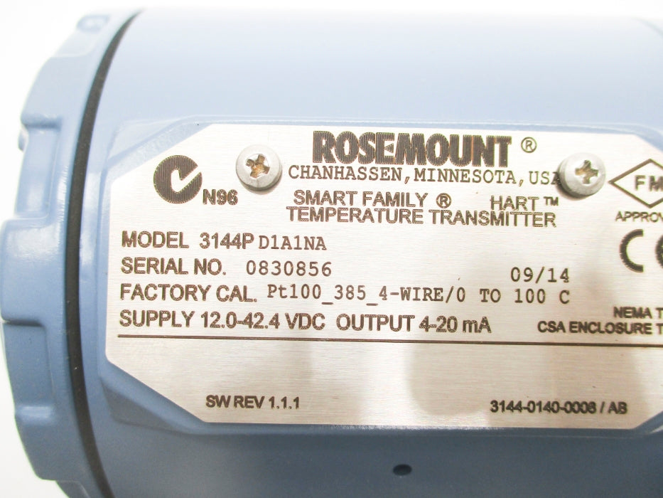 ROSEMOUNT 3144PD1A1N2 NSMP