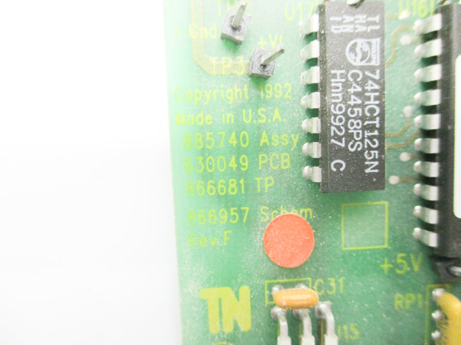 TEXAS NUCLEAR 885740 REV. F UNMP