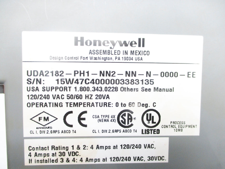 HONEYWELL UDA2182-PH1-NN2-NN-N-0000-EE UNMP