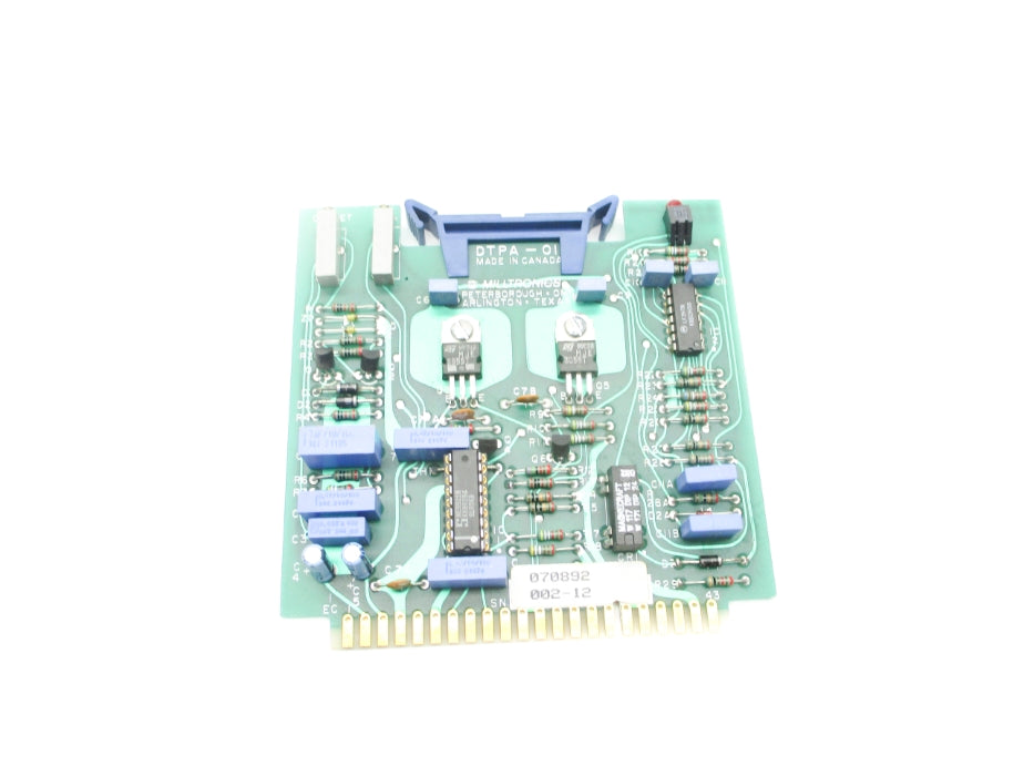MILLTRONICS 51013911 DTPA-01 UNMP