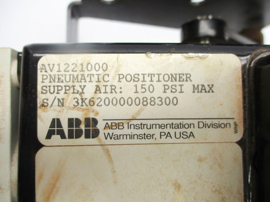 ABB AV1121000 150PSI (AS PICTURED) UNMP