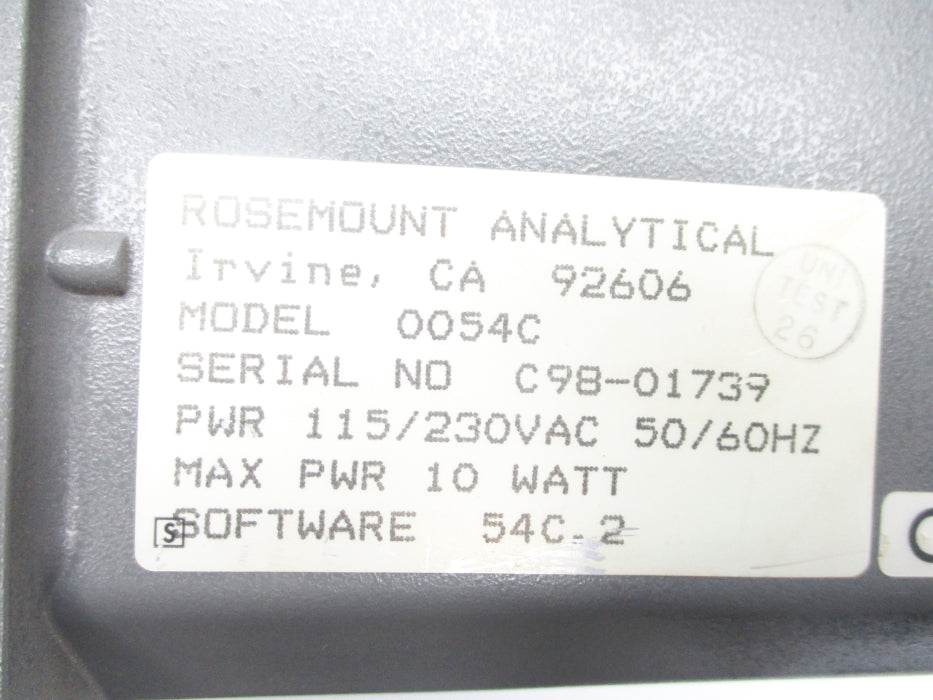 ROSEMOUNT 0054C NSNP