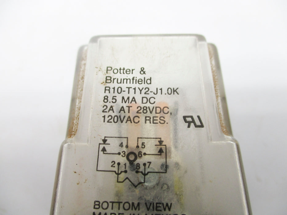 POTTER & BRUMFIELD R10-T1Y2-J1.0K 2A 120VAC UNMP