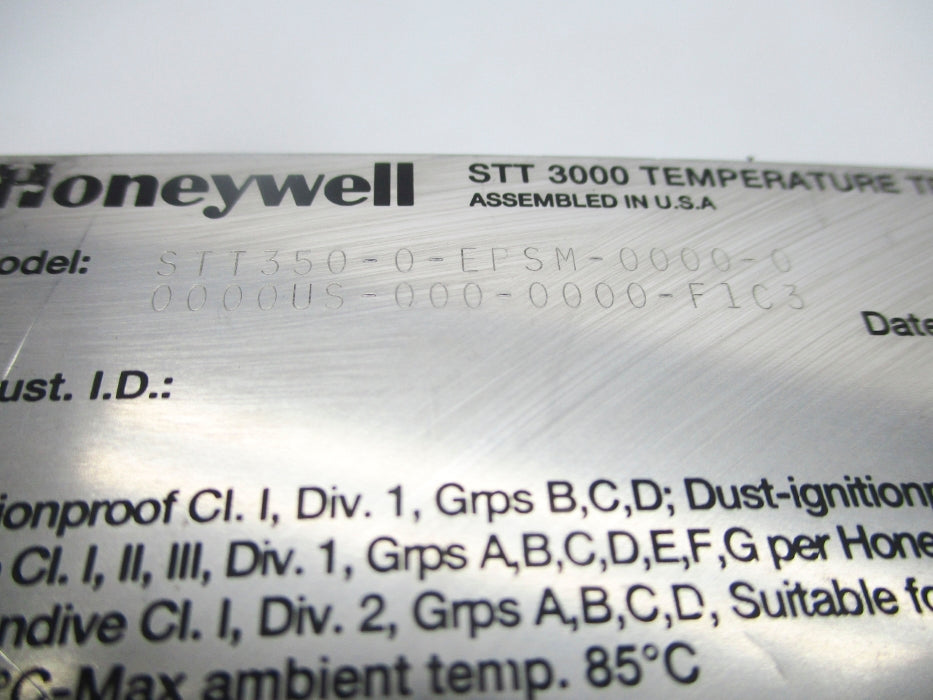 HONEYWELL STT350-0-EPSM-0000-0-0000US-000-0000-F1C3 UNMP