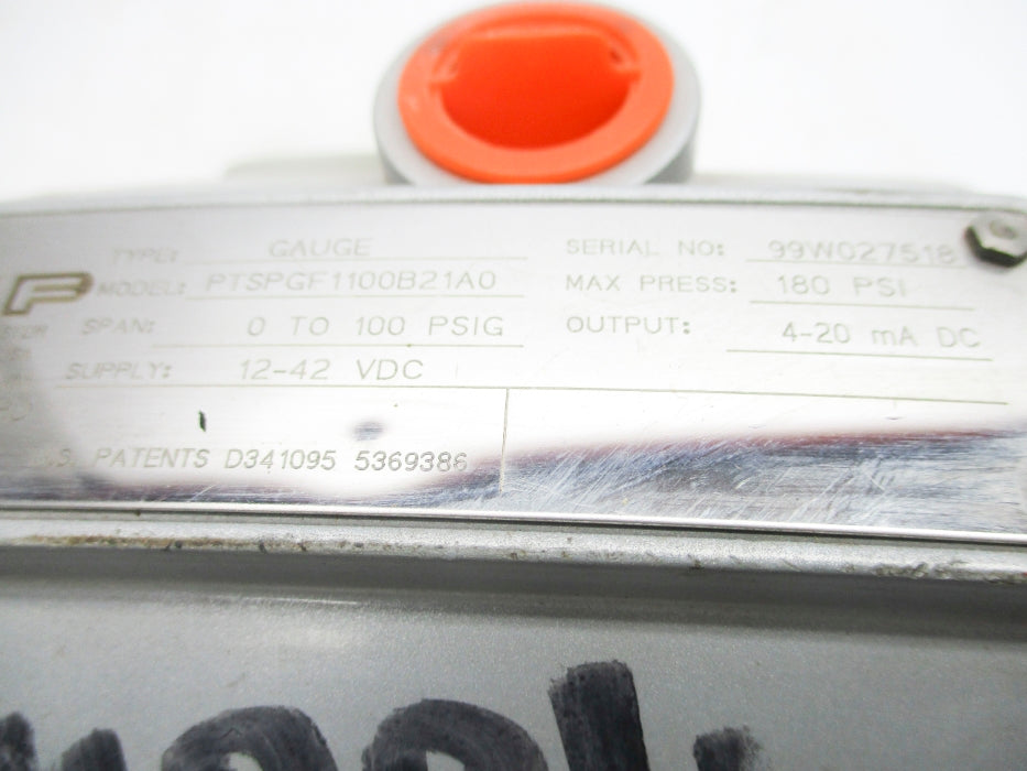 BAILEY PTSPGF1100B21A0 0-100PSIG UNMP