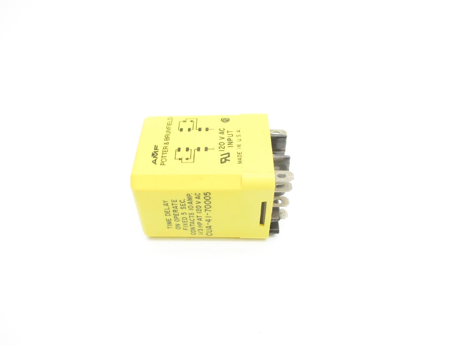 POTTER & BRUMFIELD CUA-41-70005 120VAC 10A 5S UNMP