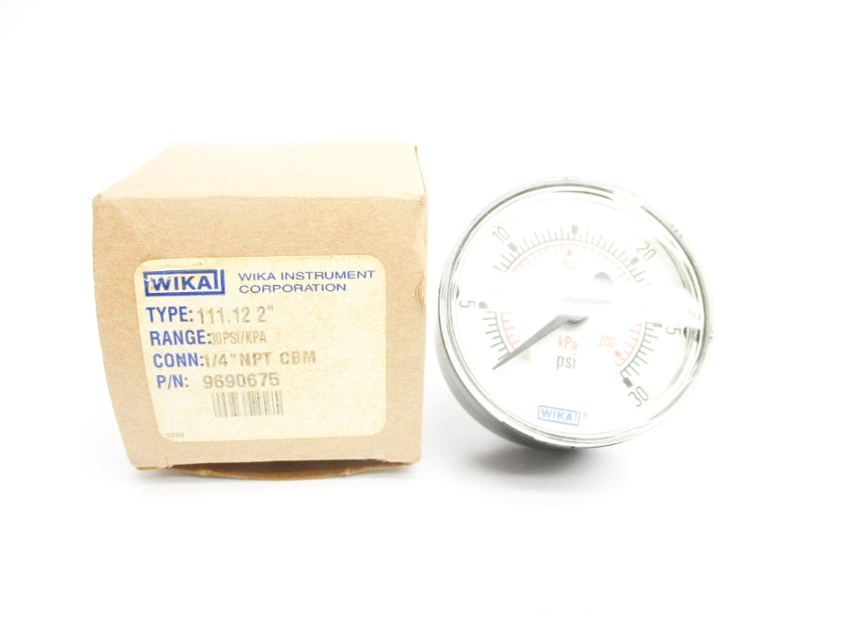WIKA 9690675 111.12 0-30PSI NSMP