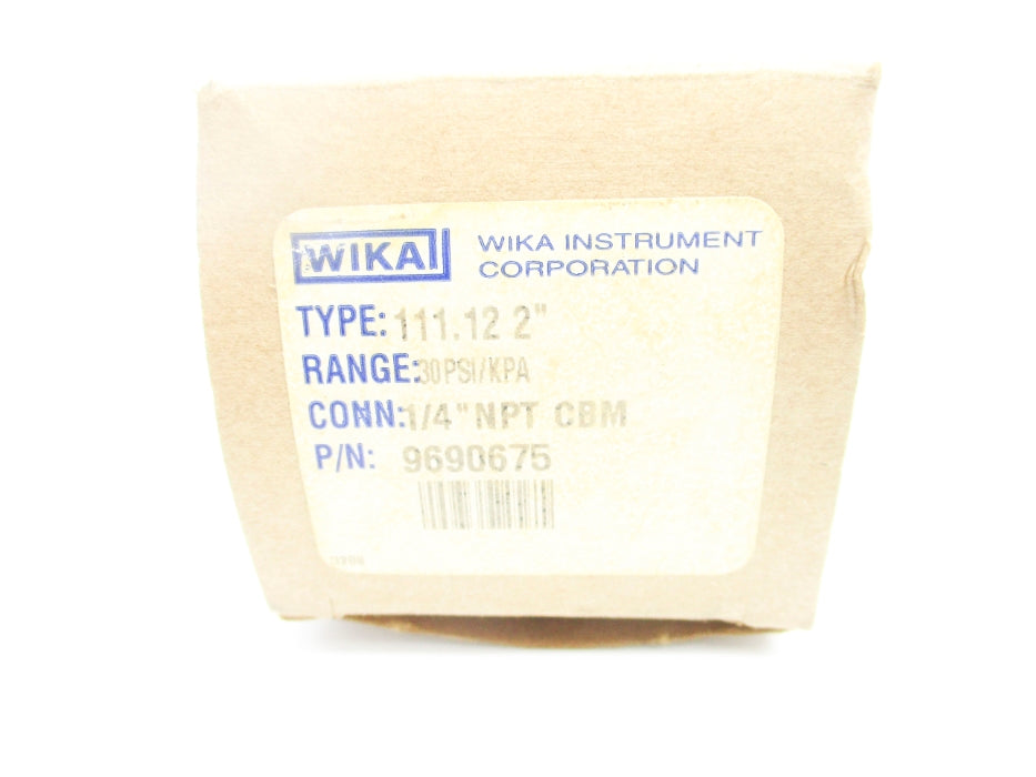 WIKA 9690675 111.12 0-30PSI NSMP