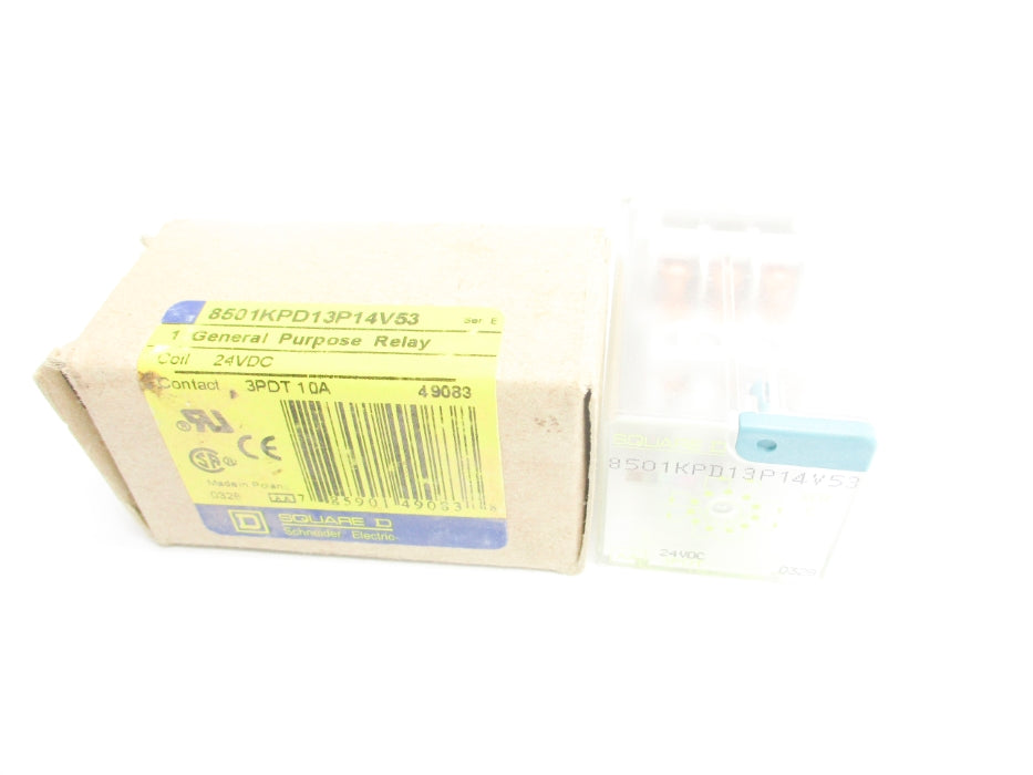 SQUARE D 8501KPD13P14V53 SER. E 10A 24VDC NSMP