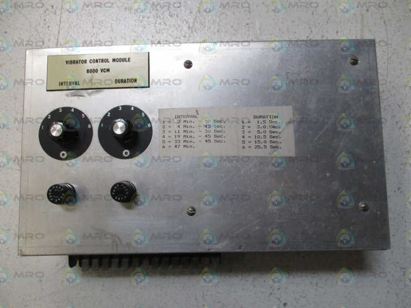 6000 VCM VIBRATOR CONTROL MODULE *USED*