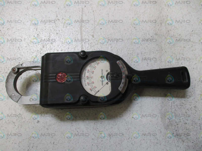 GENERAL ELECTRIC 8AK1AAA1 AC CLAMP VOLT AMMETER *USED*