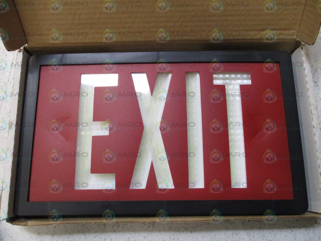 SHIELD SLX-60 SR15BK EXIT SIGN *NEW IN BOX*