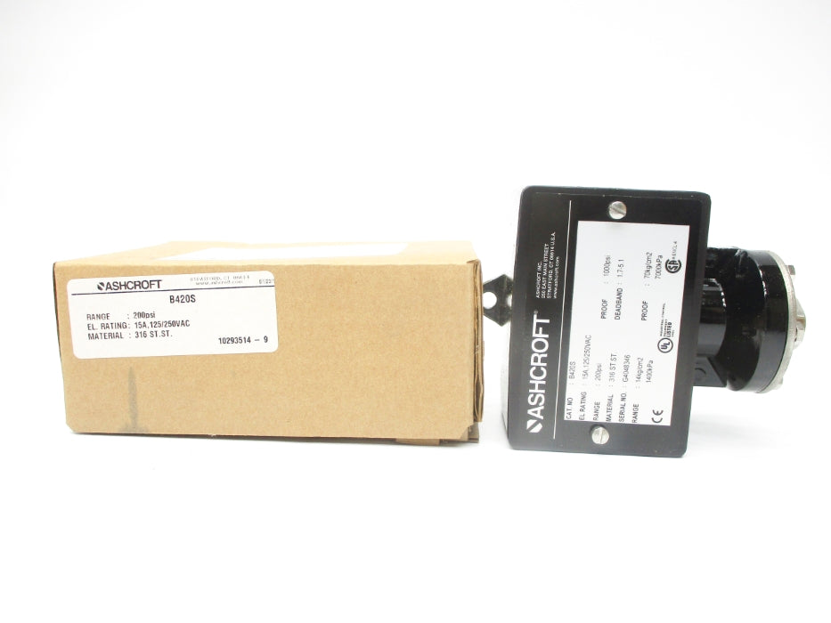 ASHCROFT B420S 200-1000PSI NSMP